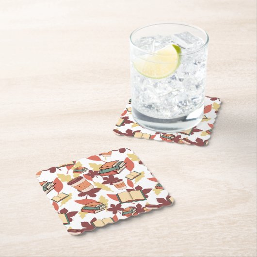 Cozy Kawaii Fall Vibes Untersetzer (Vor Ort)