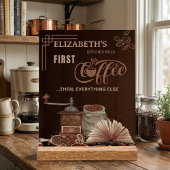 Cozy Kitchen Personalized Decor  Acrylschild