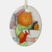 COZY KITTY Keramik Ornament (Rechts)