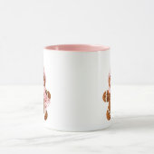 Cozy Knitted Gingerbread Winter Character Tasse (Zentrum)
