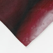 Cozy knitted-style typography and adorable cherry  fleecedecke (Ecke)