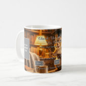 Cozy Library Squirrel Teacher Appreciation Mug Kaffeetasse (Vorderseite Links)