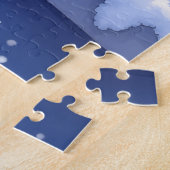 Cozy Maltese by Snowy Window Christmas Dog Art Puzzle (Seite)