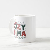 Cozy Mama Christmas Kaffeetasse (Vorderseite Links)