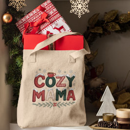 Cozy Mama Christmas Tragetasche
