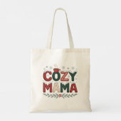 Cozy Mama Weihnachten Tragetasche (Rückseite)