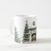 Cozy Merry Christmas Paper Plate with Winter Kaffeetasse (Vorderseite Links)