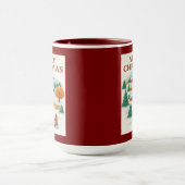 Cozy Merry Christmas Winter Village Mug Tasse (Zentrum)