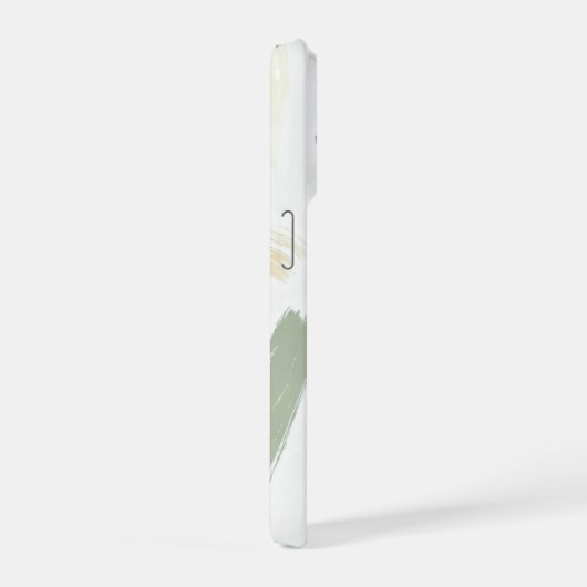 Cozy Minimal Winter Aesthetic Pattern iPhone Hülle (Rechte Seite)