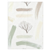 Cozy Minimal Winter Aesthetic Pattern Tischdecke (Vorderseite)