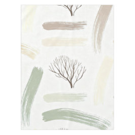 Cozy  Minimal Winter Aesthetic Pattern   Tischdecke