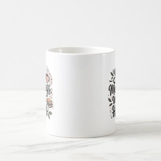 Cozy Minimalist Quote Mug Kaffeetasse (Mittel)