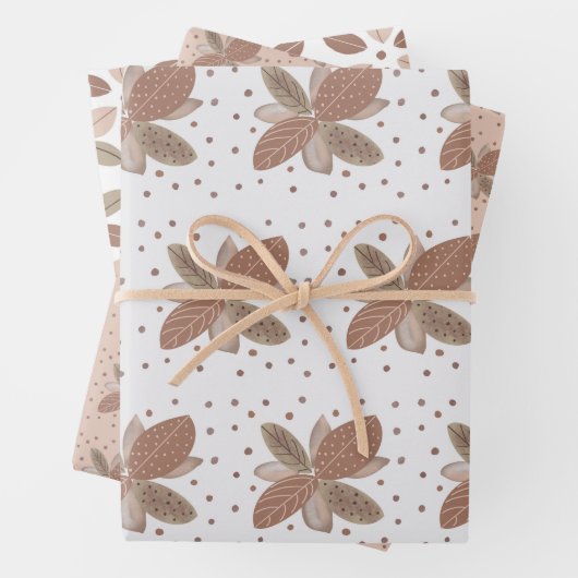 Cozy Mocha Geschenkpapier Set (Beispiel)