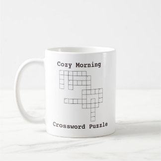 "Cozy Morning" Coffee Crossword Puzzle Kaffeetasse