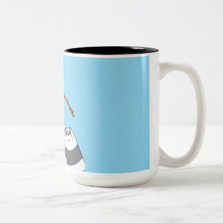 “Cozy Morning Quote Mug” Zweifarbige Tasse
