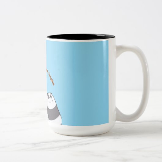 “Cozy Morning Quote Mug” Zweifarbige Tasse (Rechts)