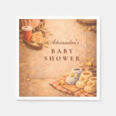 Cozy Movie Night Baby Shower Serviette (Vorderseite)