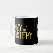 Cozy Mystery Genre Lover Kaffeetasse (Vorderseite Links)