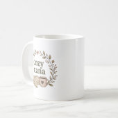 Cozy Nana's Kitchen Boho Blumen-Design | Süßes Ges Kaffeetasse (Vorderseite Links)