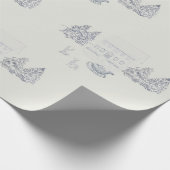 Cozy New England Christmas Home Geschenkpapier (Ecke)