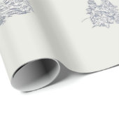 Cozy New England Christmas Home (Large Scale) Geschenkpapier (Rolleneckpunkt)