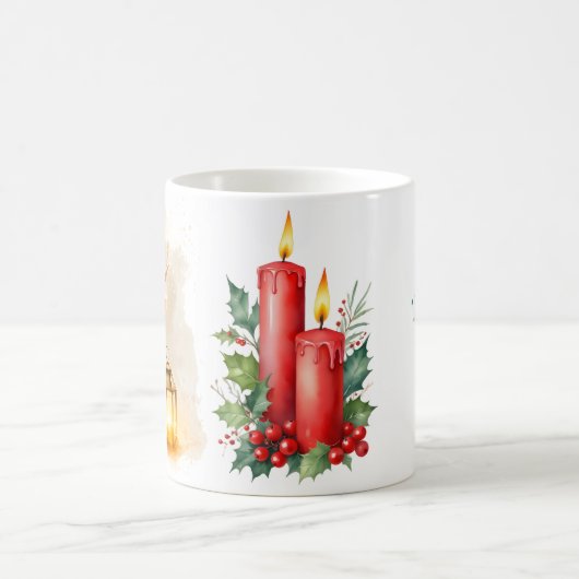 Cozy Nights Reindeer Recipe Mug Kaffeetasse (Mittel)