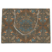 Cozy old pattern große geschenktüte (Vorderseite)