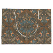 Cozy old pattern große geschenktüte (Rückseite)