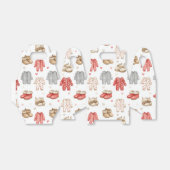 Cozy Pajamas Boho Babyshower Pattern Geschenkschachtel (Ungefaltet)