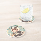 Cozy Panda Brew Absorbent Coaster Set Getränkeuntersetzer (Seite)