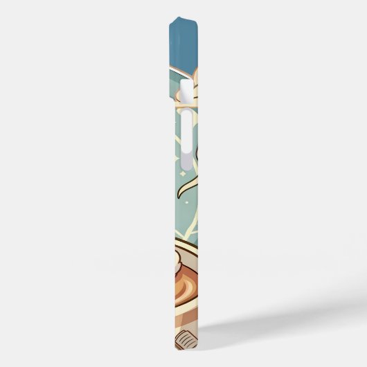 Cozy Panda Brew Protective Phone Case (Rückseite / Links)