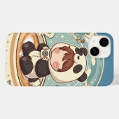 Cozy Panda Brew Schutzhülle fürs Handy Case-Mate iPhone Hülle (Rückseite (Horizontal))