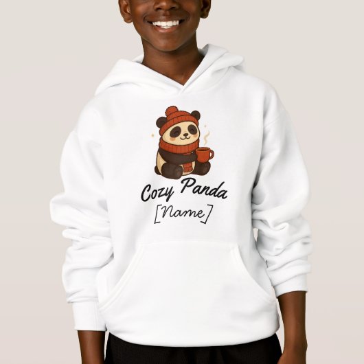 cozy panda hoodie (Vorderseite)