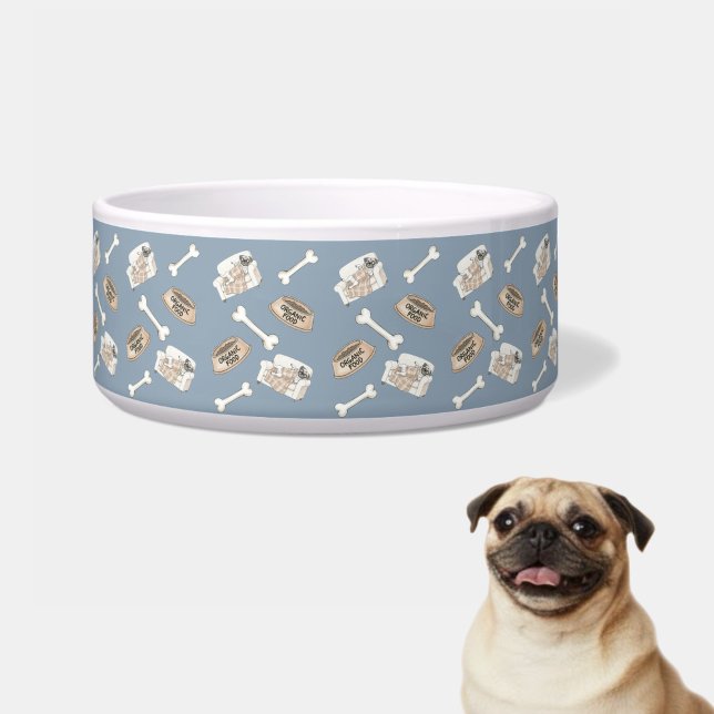 Cozy Paws Collection Silber Blau Napf (Von Creator hochgeladen)