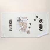 Cozy Paws Collection Strandtuch (Vorderseite)