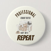 Cozy Paws Kollektion Button (Vorderseite)