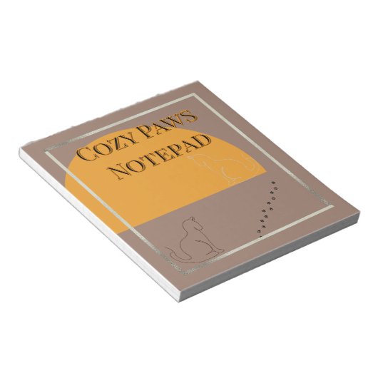Cozy Paws Notepad Notizblock (angewinkelt)