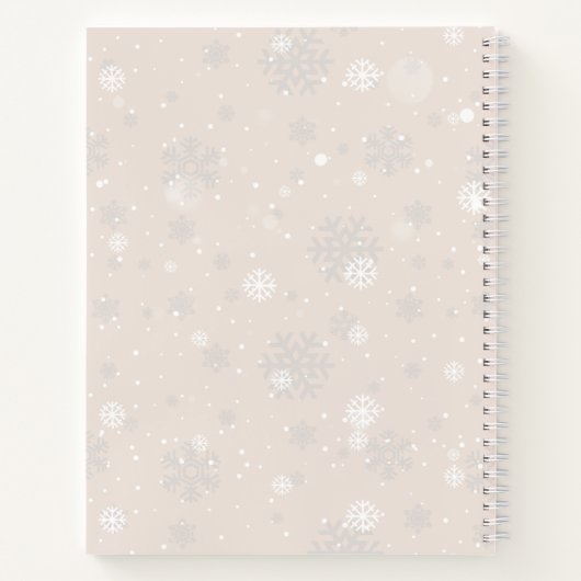 Cozy Paws Thoughts Spiral Journal Notebook Notizblock (Rückseite)