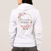 Cozy Personalized Keepsake for Your Bridesmaids Hoodie (Rückseite)