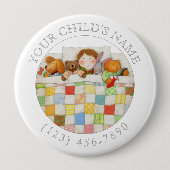 COZY QUILLE Child-ID-Taste Button (Vorderseite)