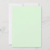 COZY QUILT 12x18 Blank Flank Card - grün Einladung (Rückseite)