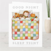 COZY QUILT Big Grußkarte Karte (Rückseite)