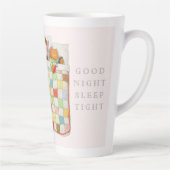 COZY QUILT Große Kakao-Tasse - Rosa Milchtasse (Rechts)