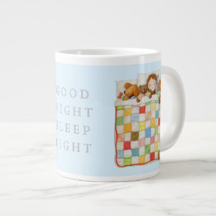 COZY QUILT Große Tasse - Blau