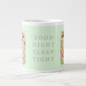 COZY QUILT Große Tasse - Grün (Vorderseite)