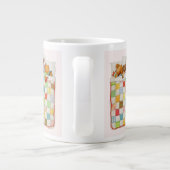 COZY QUILT Große Tasse - Rosa (Rückseite)