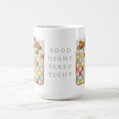 COZY QUILT Große weiße Tasse (Mittel)