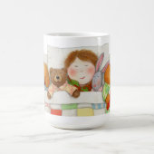 COZY QUILT Große weiße Tasse (Mittel)