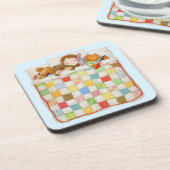 COZY QUILT Hard Plastic Untersetzer - Blau (Linke Seite)