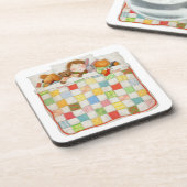 COZY QUILT Hartkunststoff-Untersetzer Getränkeuntersetzer (Linke Seite)